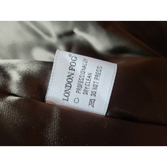 London Fog Classic Double Breasted Trench Coat Men's 42 Long Olive Belted - Picture 6 of 9